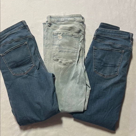 Bundle of 3 high rise jegging 14 long skinny jeans - Picture 6 of 15